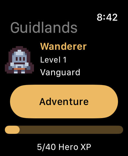 Guidlands camp on Apple Watch